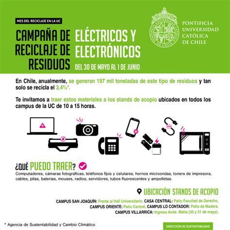 Uc Inicia Campaña De Reciclaje De Residuos Eléctricos Y Electrónicos Menores En Los Campus