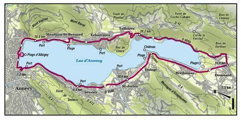 Info • Lac Annecy Carte • Voyages Cartes