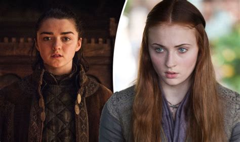 Game Of Thrones Arya And Sansa Stark Finally Reunite Tv And Radio