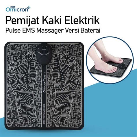 Jual Pemijat Kaki Elektrik EMS Muscle Foot Massager Usb Dan Barterai