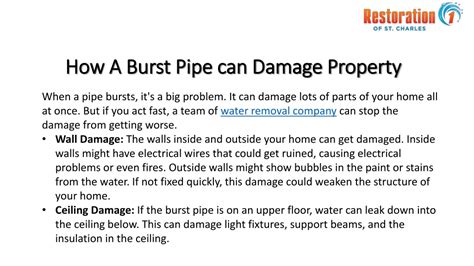 PPT What Do You Do When Your Pipes Burst PowerPoint Presentation