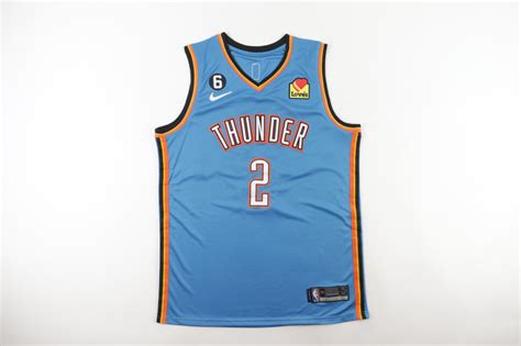 Shai Gilgeous Alexander Signed Thunder Jersey Jsa Pristine Auction