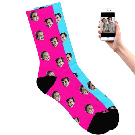 Odd Socks With Your Actual Faces On A Truly Unique Pair Of Odd Socks Socks Smile