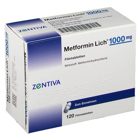 Metformin Lich® 1000 Mg 120 St Shop