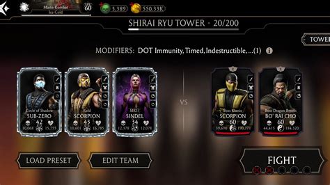 Shirai Ryu Tower Fatal Bosses Fights Rewards Mortal Kombat