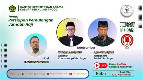 Persiapan Pemulangan Jamaah Haji Podcast Spesial Musim Haji YouTube