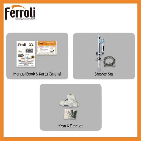 Jual Heater Water Ferroli Instant Electric Water Heater Divo Series