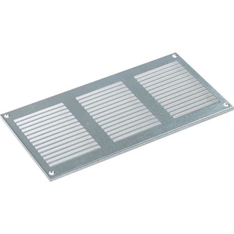 X Mm Grille De Ventilation Acier Galvanis En Acier Grille D