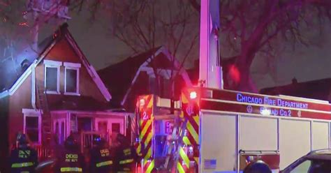 Firefighter Injured In Lawndale House Fire Cbs Chicago