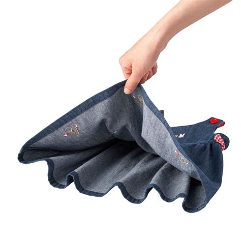 ミキハウス 出産祝い 内祝い さくらんぼ刺繍 ジャンパースカートブラウスセットBOX付き インディゴブルー cm cm cm ホットビスケッツ HOT BISCUITS