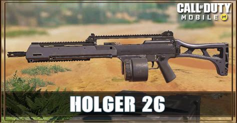 Holger 26 LMG Call Of Duty Mobile Zilliongamer