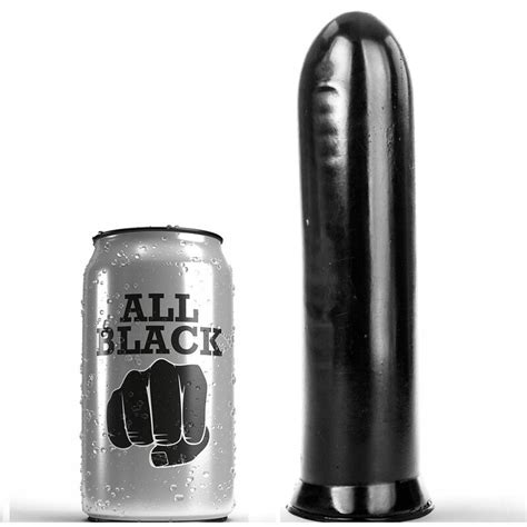 GŁADKIE DILDO ALL BLACK CZARNE 19CM 11347633647 Allegro pl