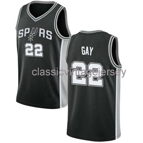 Custom Rudy Gay 22 Mens Swingman Jersey Stitched Mens Women Youth XS 6XL NCAA From