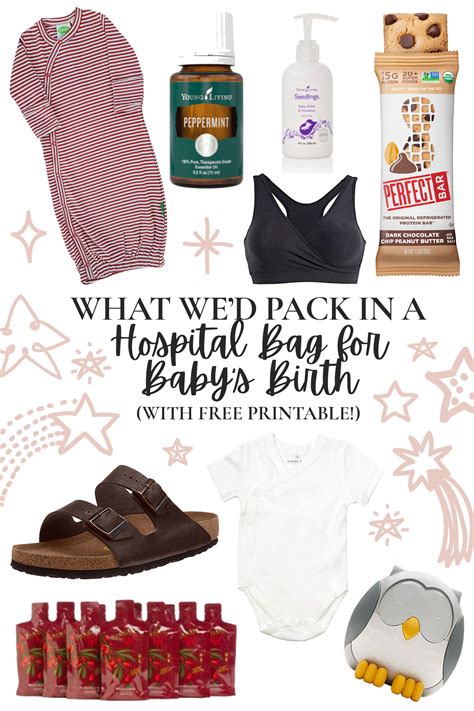 What You Need To Pack In A Hospital Bag With Printable Checklist Just