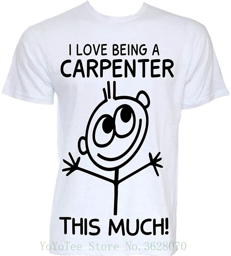 Beat Tees Clothing Mens Funny Cool Novelty Love Being A Carpenter Joke