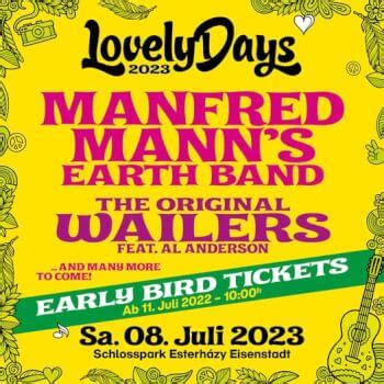 Lovely Days Festival 2023 In Eisenstadt AT Guide Tickets