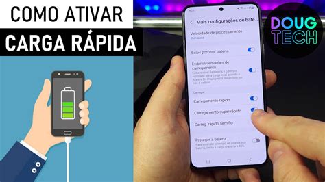 Como Ativar O Carregamento R Pido No Samsung Galaxy Youtube