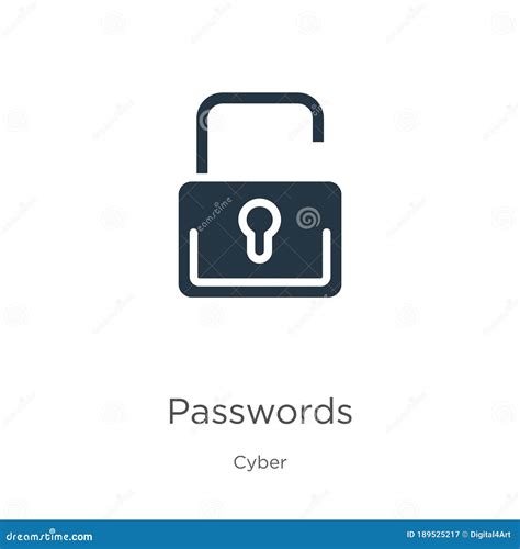 Passwords Icon In Trendy Design Style Passwords Icon Isolated On White Background Passwords