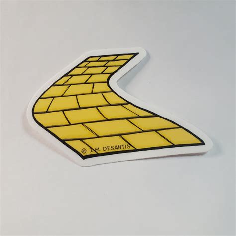 Yellow Brick Road Sticker Etsy