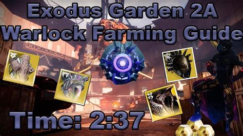 Destiny 2 Exodus Garden 2A Warlock Legend Lost Sector Farming Guide