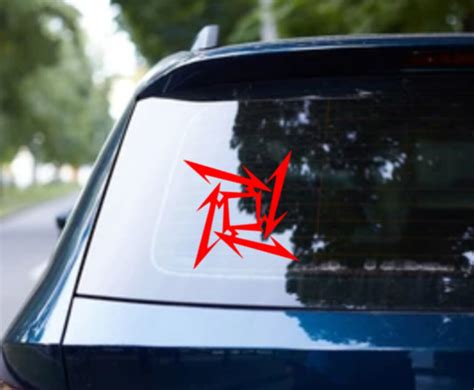 Metallica Ninja Star Logo Vinyl Decal Sticker - Etsy