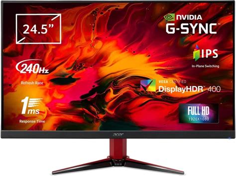Acer Nitro VG252QXbmiipx 24.5" IPS монитор (UM.KV2EE.X01) на цена 449 лв