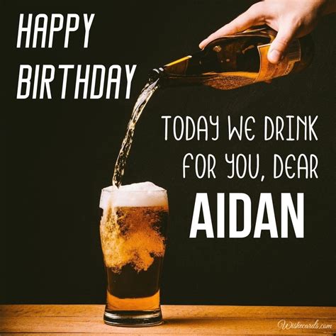 Happy Birthday Aidan Images And Funny Cards