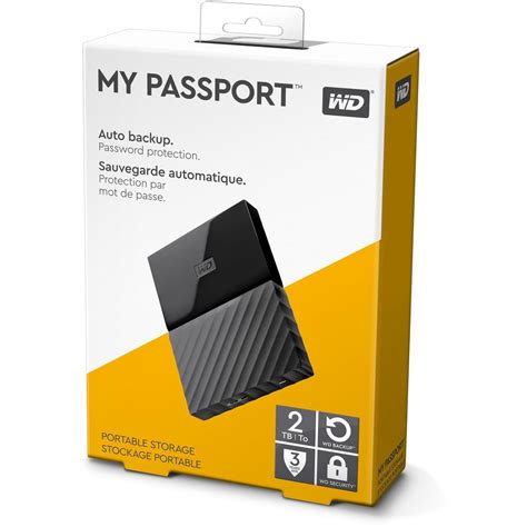 Western Digital My Passport 2tb Black Big W