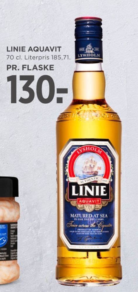 Linie Aquavit Akvavit Tilbud Hos Meny