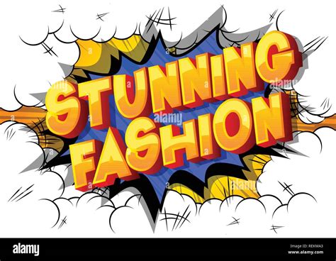 Stunning Fashion Vector Illustrated Comic Book Style Phrase On