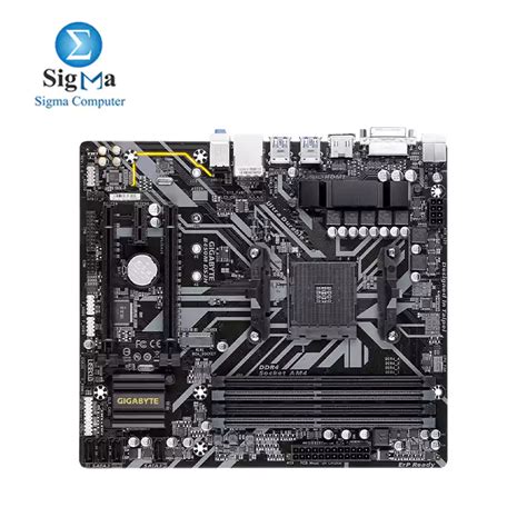 Gigabyte Amd B450m Ds3h Ultra Durable Motherboard With Realtek® Gbe Lan