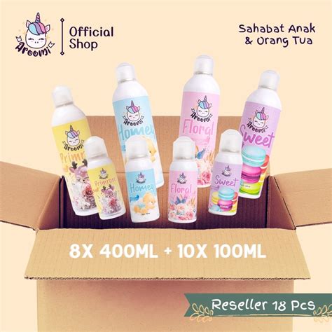 Jual AROOMI Disinfectant Spray Paket Reseller 18 Pcs | Shopee Indonesia