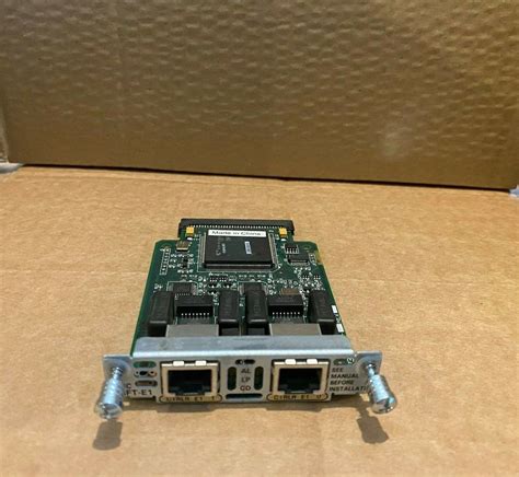 Cisco Vwic 2mft E1 746320228433 Expansion Module For Sale Online Ebay