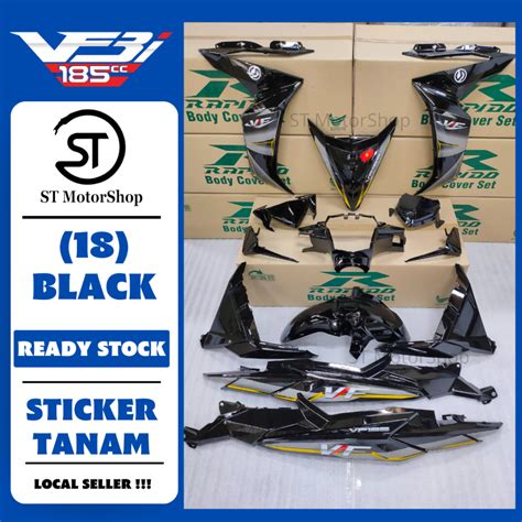 Sym Vf V V V Le Vf I Black Cover Set Sticker Tanam