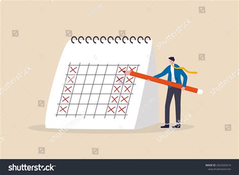 4 Day Work Week Reduce Working Stock Vector (Royalty Free) 2024265410 ...