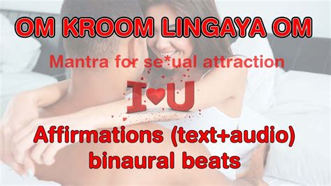 Attract Love Subliminal Om Kroom Lingaya Om Mantra Affirmations Binaural Beats Youtube