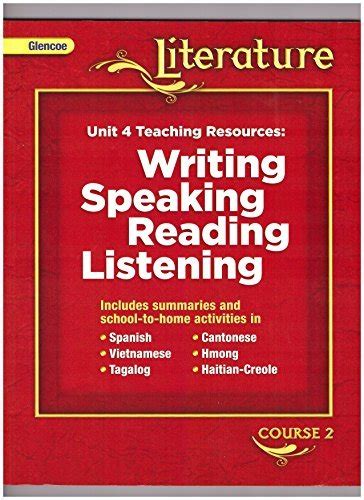 Unit 4 Teaching Resources Writing Speaking Reading Listening Course 2