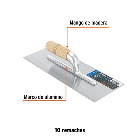 Ficha Tecnica Llana 14 Canto Recto 10 Remaches Mgo Madera Truper