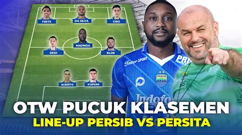 Kemenangan Beruntun Persib Prediksi Starting Line Up Persib Vs Persita