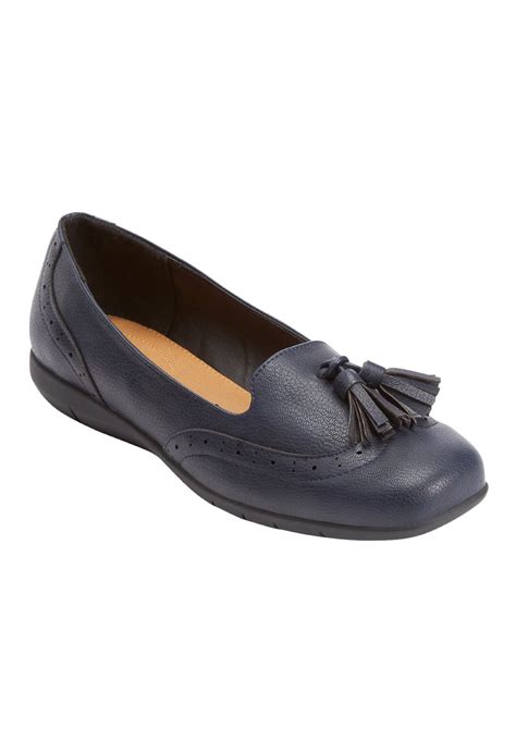 Comfortview Womens Wide Width The Aster Flat Shoes