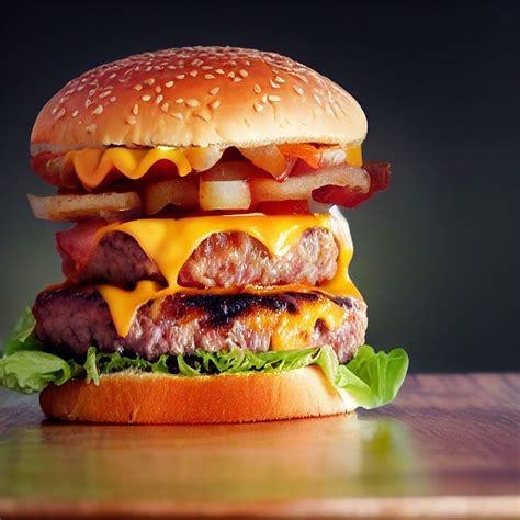 Burger Hamburger Double Patty Free Photo On Pixabay