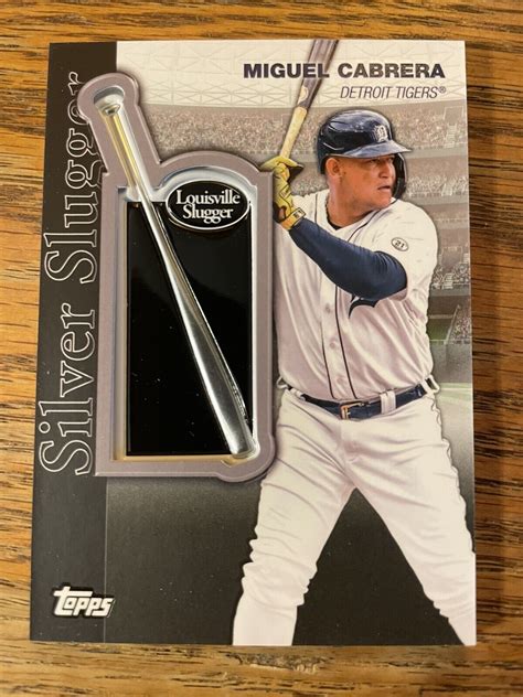 Topps Series Silver Slugger Award Winners Patch Miguel Cabrera