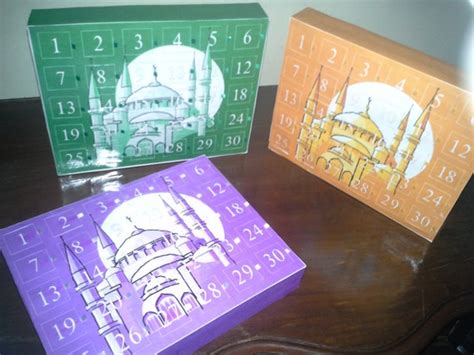 Ramadan Countdown Calendar Advent Style Box With Treats