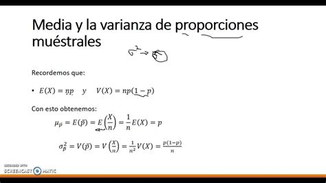 Distribución Muestral Proporción Teoria Youtube