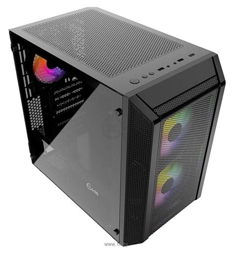 PowerCase Mistral Micro H3B Mesh LED Black купить в Минске, обзор цен ...