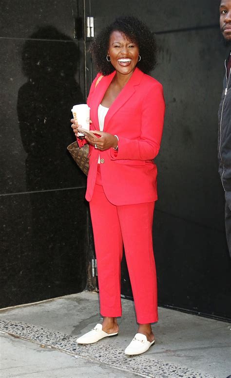 JANAI NORMAN Arrives at Good Morning America Studios in New York 06/10