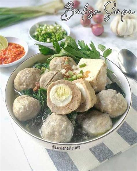 Resep Bakso Sapi Rumahan Dijamin Kenyal Anti Gagal