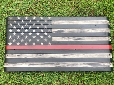 red thin line flag 14