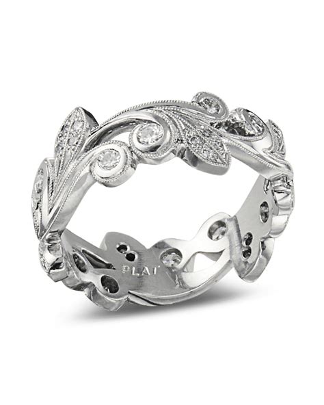 Engraved Swirl Wedding Band - Turgeon Raine