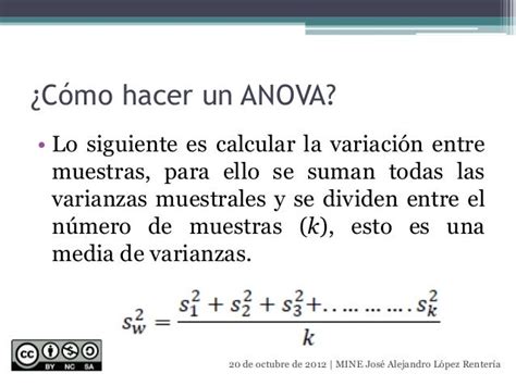 Análisis De Varianza Anova